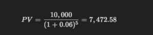 Examples of Present Value Calculations