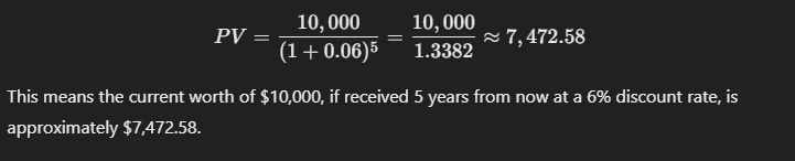 Present Value Example